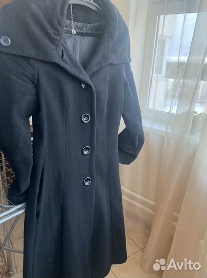 Пальто шерсть кашемир 44