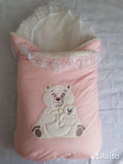 Конверт на выписку зимний для девочки