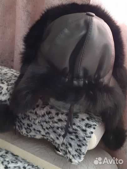 Шапка ушанка женская