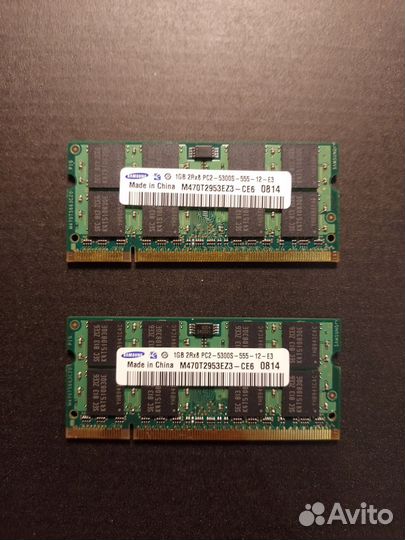 DDR2 Samsung M470T2953EZ3-CE6