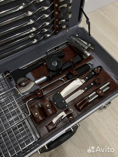 Набор для шашлыка / барбекю в кейсе Konig