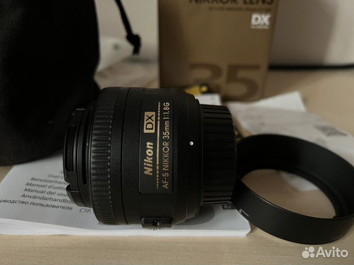 Объектив Nikkor 35mm f/1.8G DX