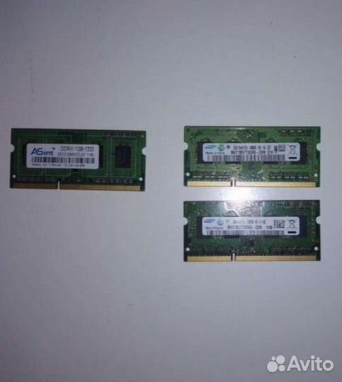 Оперативная память ddr3 для ноутбука