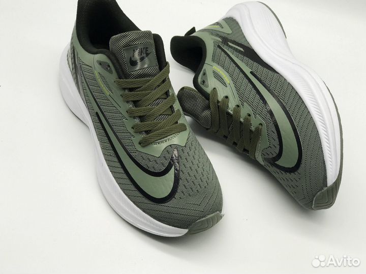 Nike Зеленые Сетчатые Кроссовки, 41-46