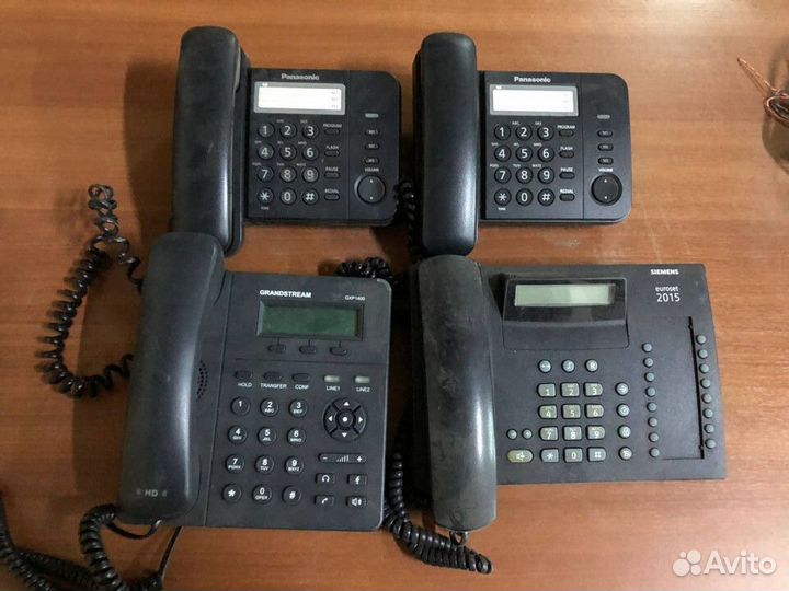 Телефоны (Panasonic, Siemens, Commax) и факс бу