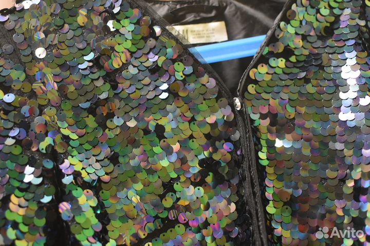 Школьный кардиган с пайетками H&M 122-128