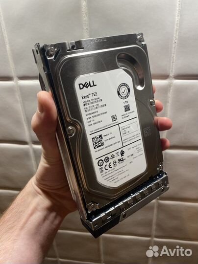 Жесткий диск HDD Dell Exos 7e2 1TB