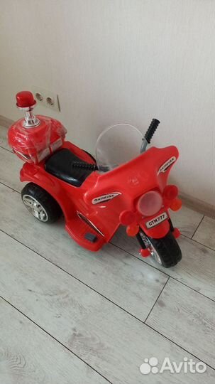 Детский мотоцикл на аккумуляторе бу