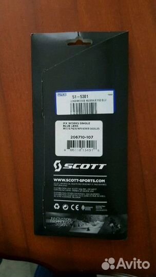 Линзы для очков фирмы scott