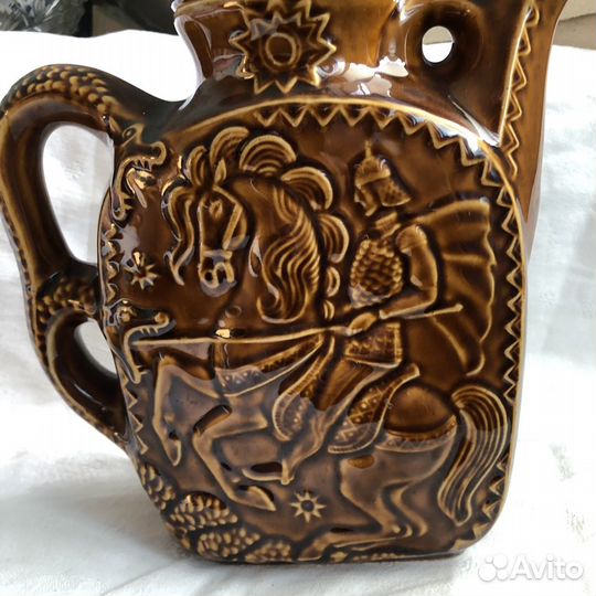 Кувшин квасник Былина керамика с клеймом СССР