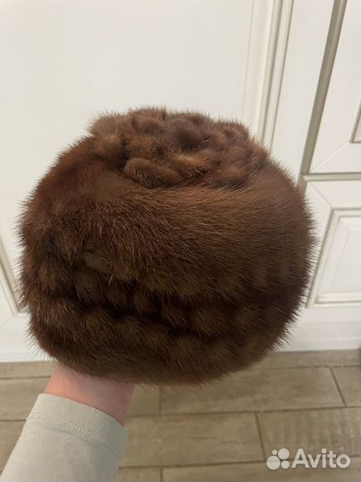 Шапка норковая женская