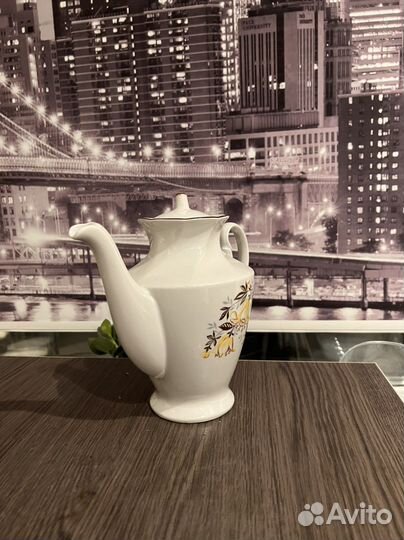 Заварочный большой чайник или кофейник Рига СССР