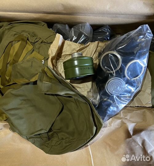 Противогаз гражданский гп-7 с хранения