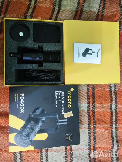 Maono pd400x микрофон