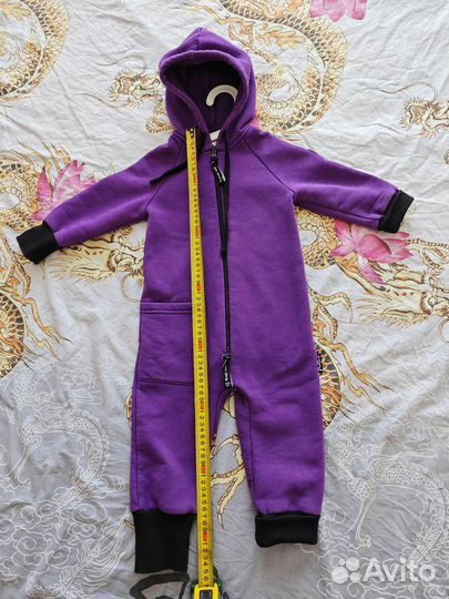 Комбинезон футер с начесом Bungly boo 80 86