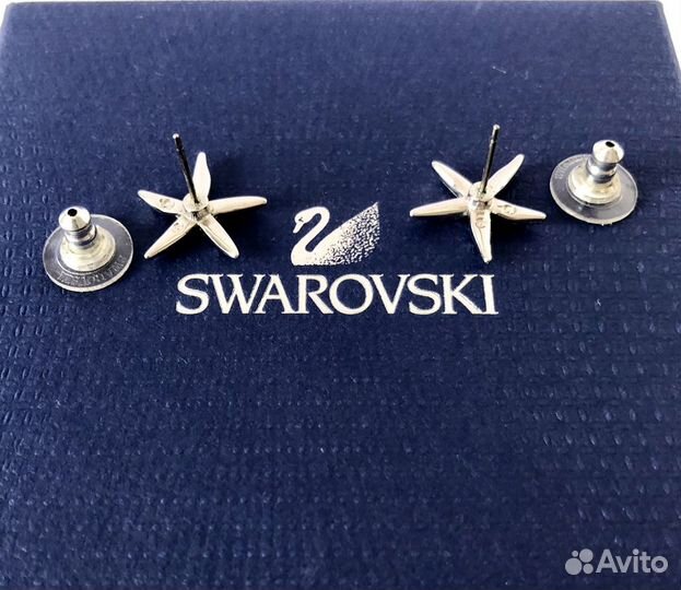 Серьги swarovski оригинал морская звезда