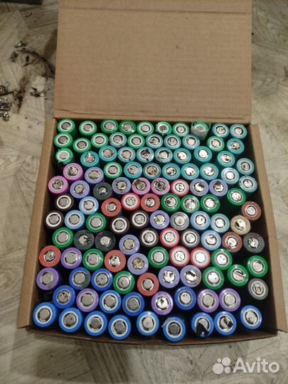 Аккумуляторы 18650 больше 100 шт