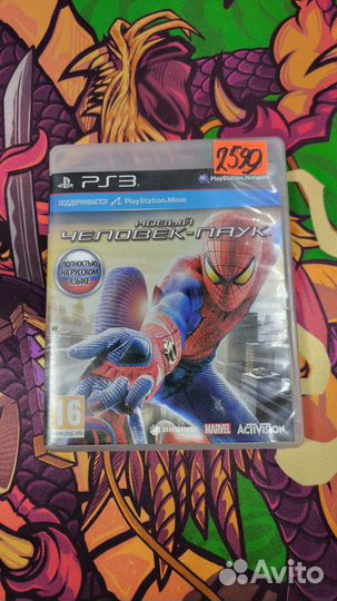 Диски на ps3 Новый Человек Паук