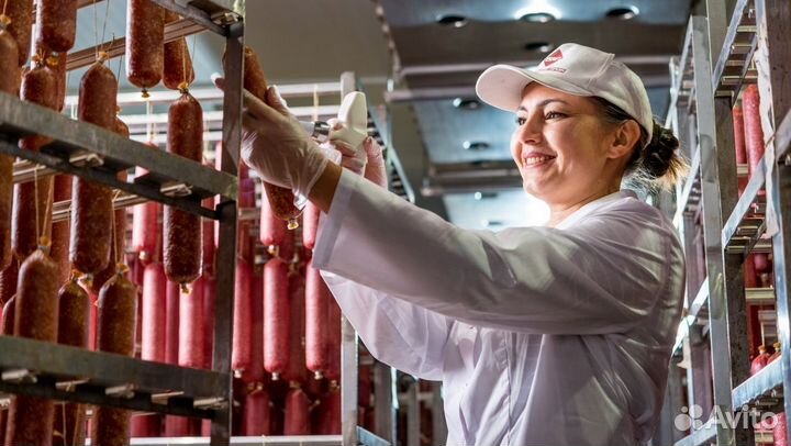 Работа вахтовым методом колбасная линия Владимир