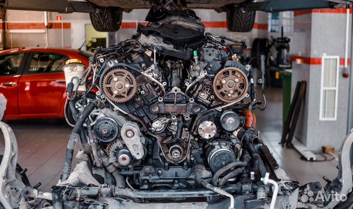 Замена бензин. двс Porsche Cayenne I Рест. 2007-10