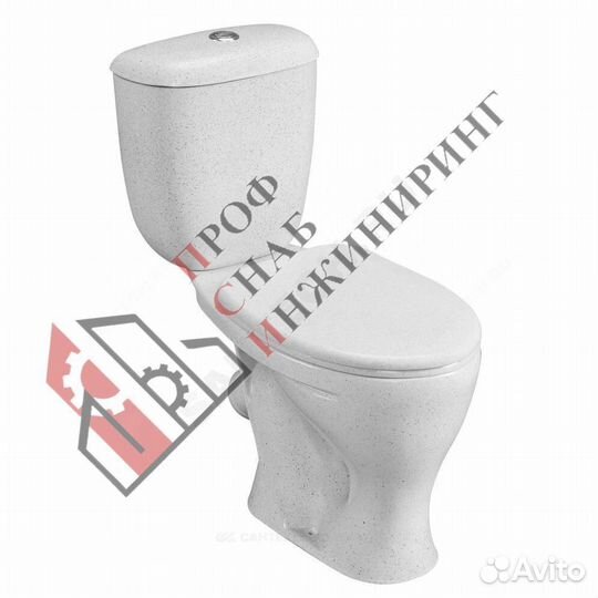 Унитаз-компакт косой выпуск нижний подвод с армату