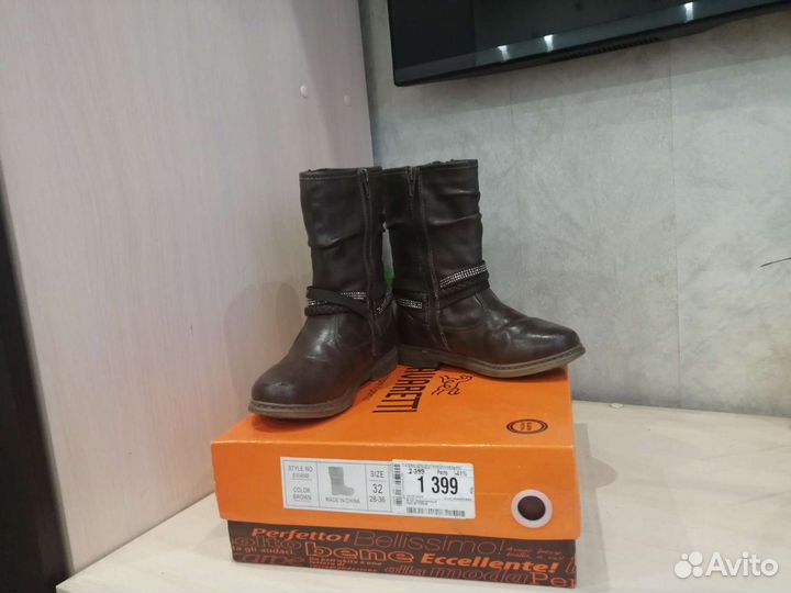 Сапоги для девочки