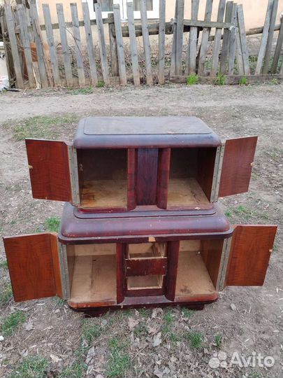 Тумба старая двухяросная. Ручная работа