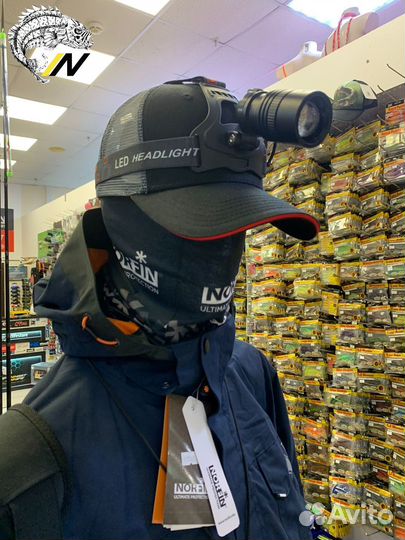 Фонарь налобный аккумуляторный