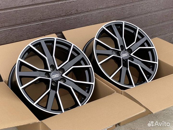 Диски литые Audi R21 5x112 BKF