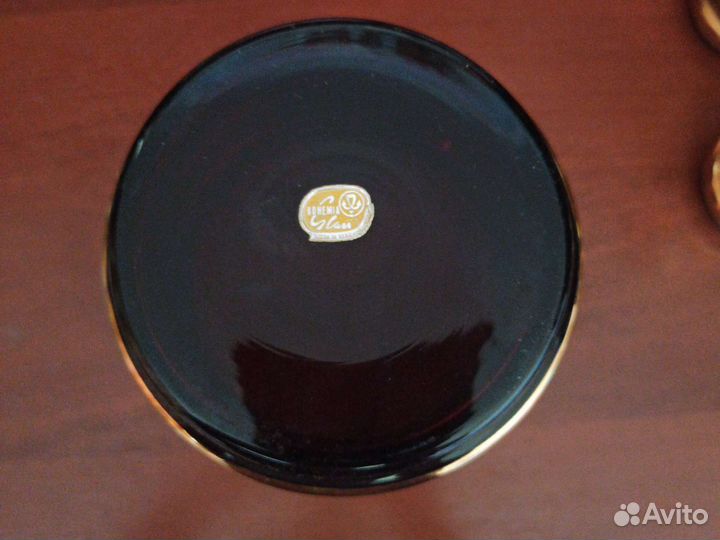 Кувшин и 6 стаканов. Богемия