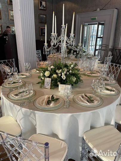 Скатерти банкетные новые