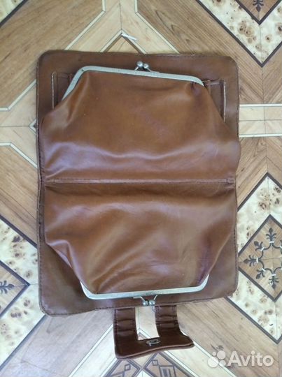 Кошелек СССР кожаный