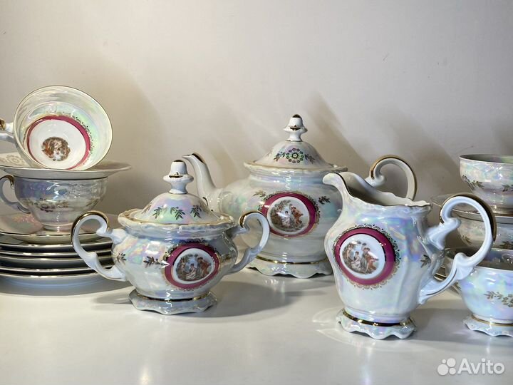 Фарфоровый чайный сервиз Weimar porzellan