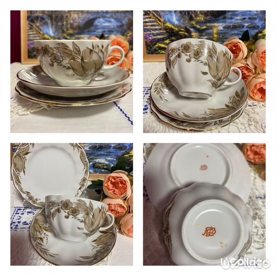 Чайные пары Дулево лфз Вербилки