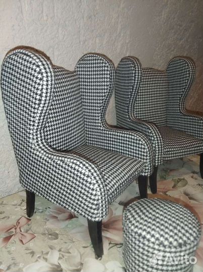 Комплект мебели для кукол Гусиная лапка