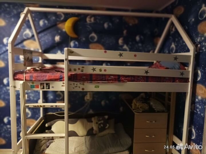 Детская кровать чердак