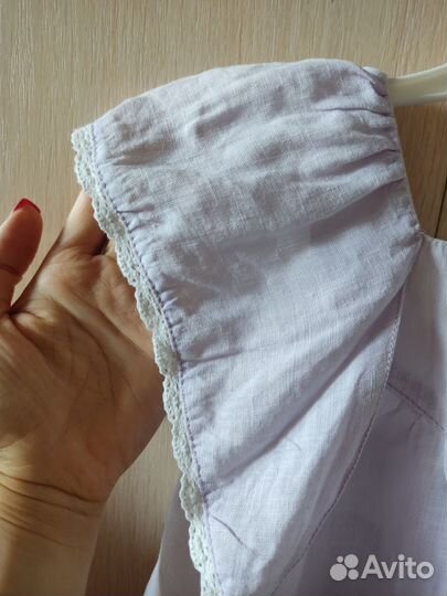 Платье летнее льняное для девочки