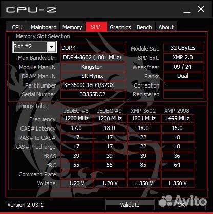 Оперативная память Kingston fury Renegade RGB KF43