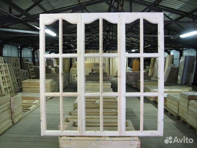 Деревянные окна для веранды