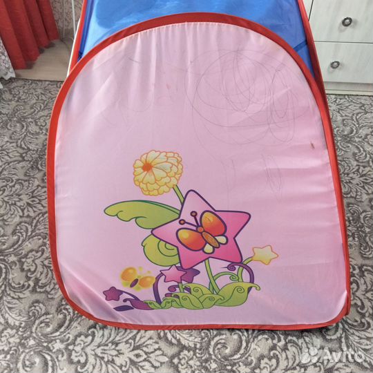 Стол,стул, мольберт, дом-палатка,самокат,азбука