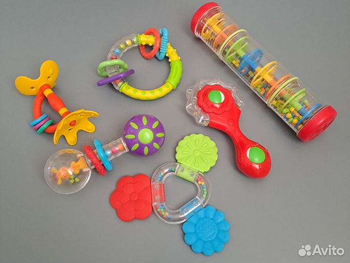 Детские игрушки прорезыватели погремушки грызунки