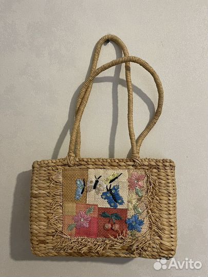 Соломенная сумка