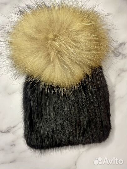 Шапка норковая женская