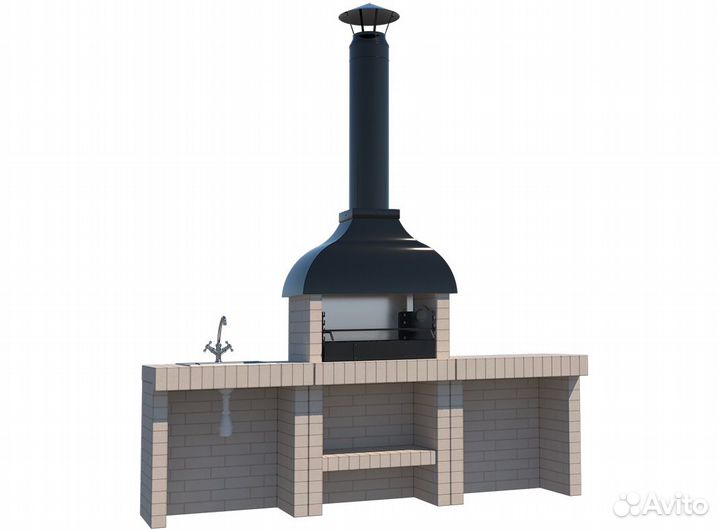 Модульные барбекю/печь барбекю/кирпичные барбекю/г