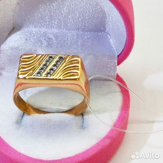 Кольцо золотое (арт 117017) Д15