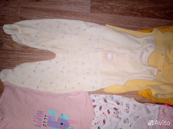 Пакет вещей для девочки 62 68