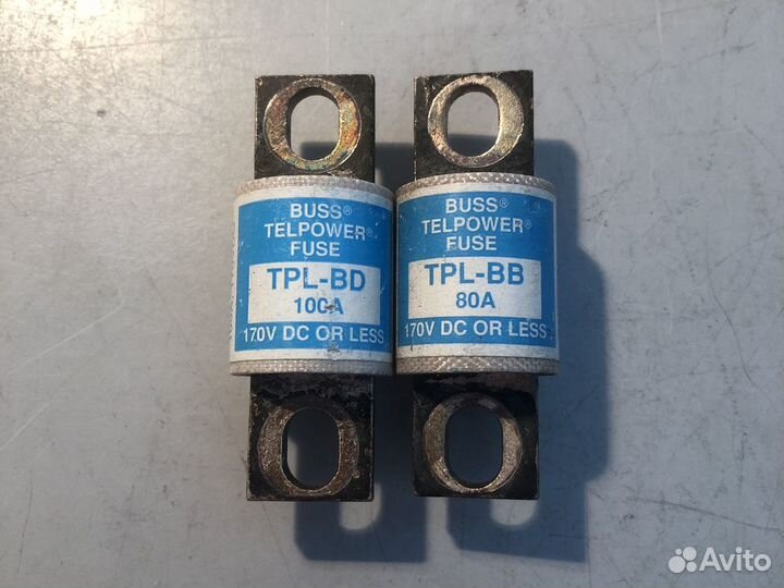 Предохранители DC 170 V на 80А и 100А