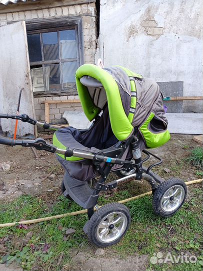 Коляска и велосипед