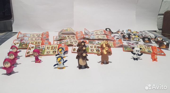 Киндер серии Маша и Медведь 2008 - 2015 гг