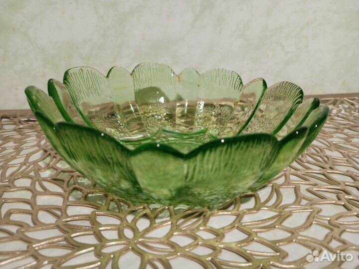 Цветное стекло зеленое СССР